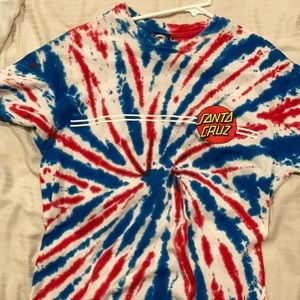 Red white and blue Santa Cruze shirt pickup only